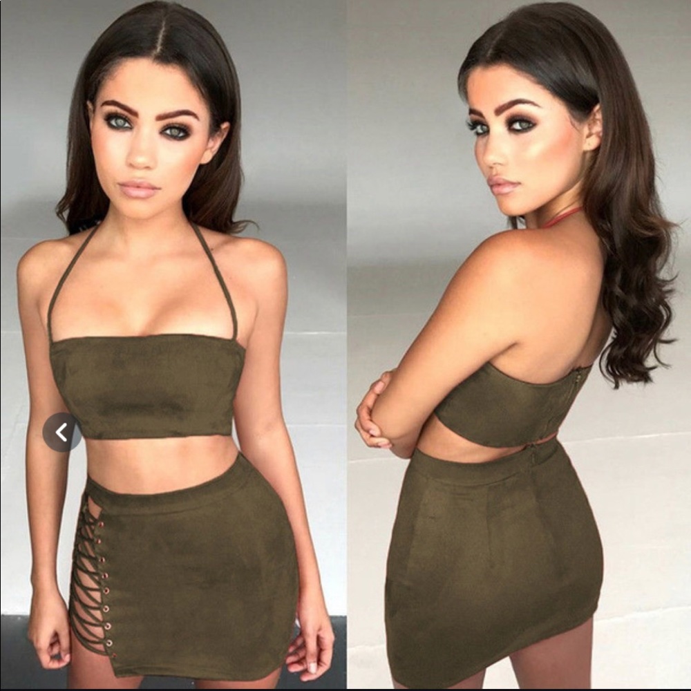Army green 2 piece set